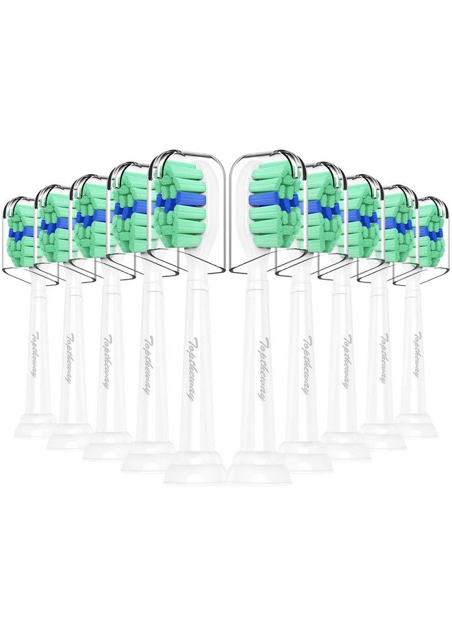 Optheway Toothbrush Replacement Heads Compatible With Philips Sonicare Protectiveclean Diamondclean C2 G2 W 4100 5100 Hx9023 Plaque Control 10 Pack