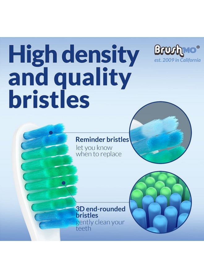 Rushmo Hx6013/Hx6015 Replacement Toothbrush Heads Compatible With Phillips Sonicare Electric Toothbrush 8 Pack