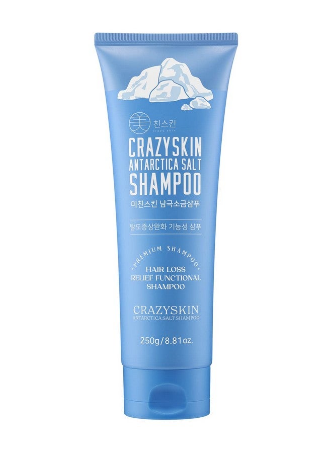 Razy Skin Antartica Salt Scalp Ice Shampoo 8.81 Fl Oz Dandruff Clarifying & Exfoliating Buildups For Healthy Hair Growth. For Dry Itchy Flaky Oily Scalp