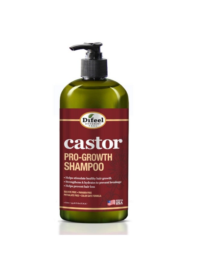 Ifeel Castor Progrowth Shampoo 33.8 Oz. Made With Natural Castor Oil For Hair Growth Sulfate Free Shampoo