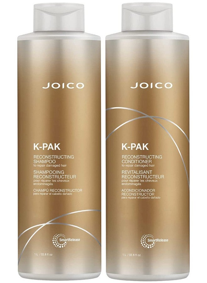 Oico Kpak Daily Shampoo & Conditioner Set To Repair Damage 33.8Ounce