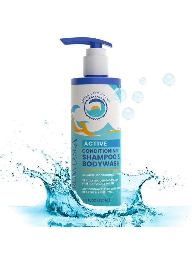 Non Toxic Shampoo And Conditioner Body Wash 3 In 1 For Swim Reef Safe Swimmers Shampoo For Men Women Or Kids All Natural Organic Shampoo And Conditioner Set With Biodegradable Soap For Camping
