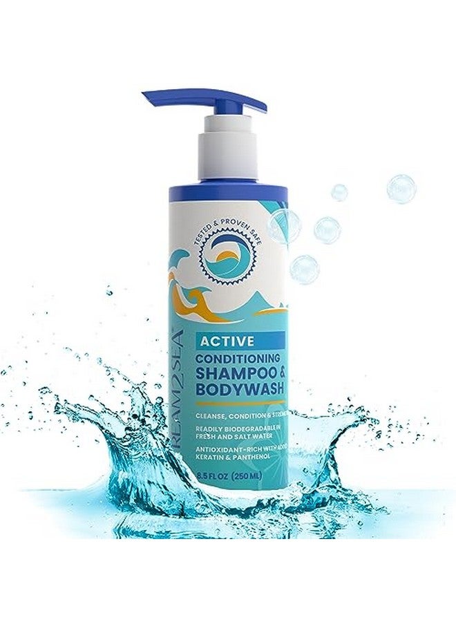 Non Toxic Shampoo And Conditioner Body Wash 3 In 1 For Swim Reef Safe Swimmers Shampoo For Men Women Or Kids All Natural Organic Shampoo And Conditioner Set With Biodegradable Soap For Camping