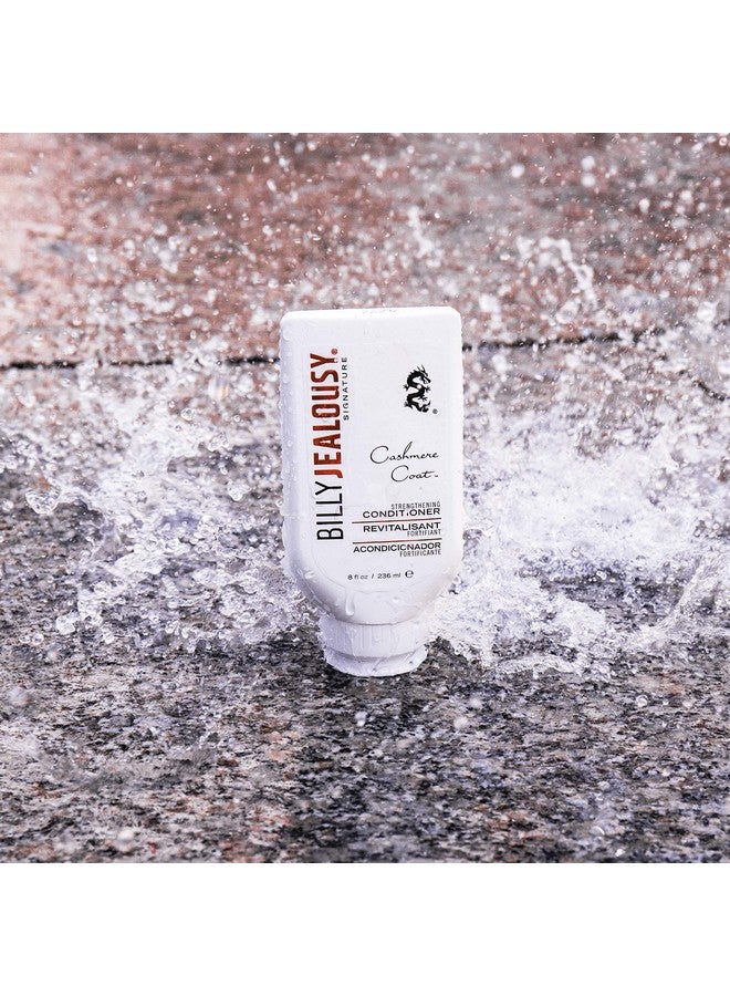 Cashmere Coat Hair Conditioner For Men, Strengthening & Hydrating Conditioner Infused With Peppermint, Lemon Fruit & Swertia Extract Ideal For Fine, Thinning Hair, 8 Fl Oz