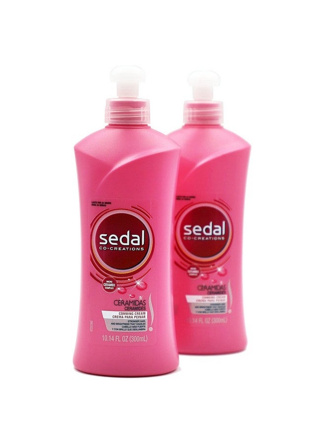 Edal Cocreations Ceramidas Leave In Hair Moisturizing Conditioner 2Pack 10.14 Fl Oz Bottles