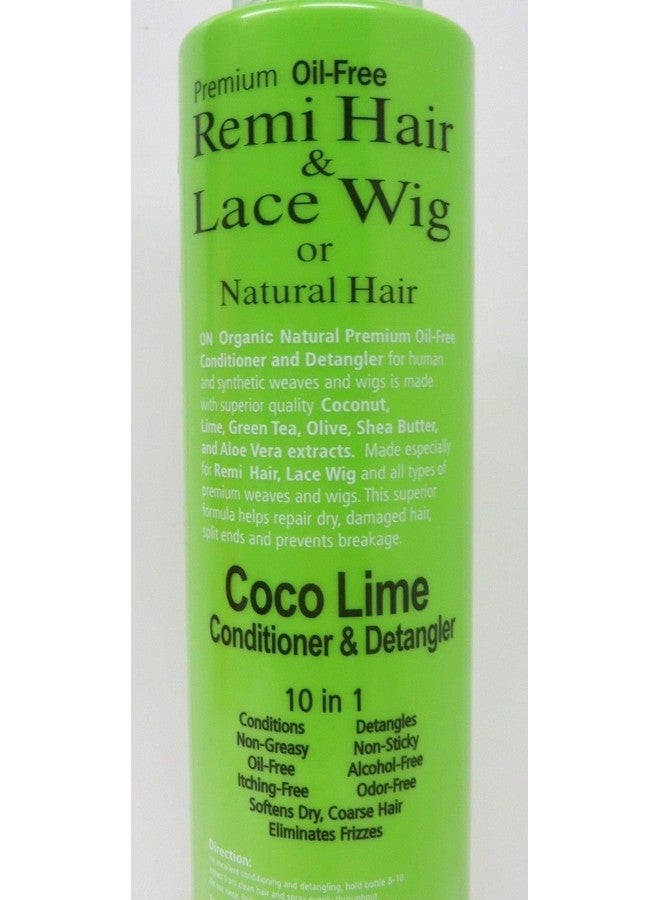 On Organic Natural Premium Oilfree Weave & Wig Conditioner & Detangler Coco Lime 2 Oz