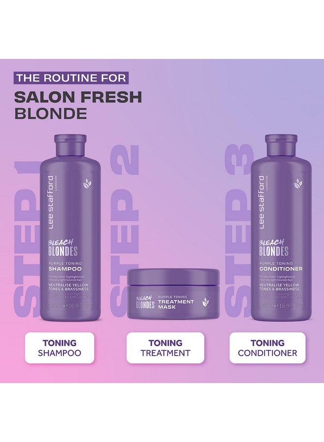 Ee Stafford Bleach Blondes Purple Toning Conditioner For Coloured Hairs ; 500Ml