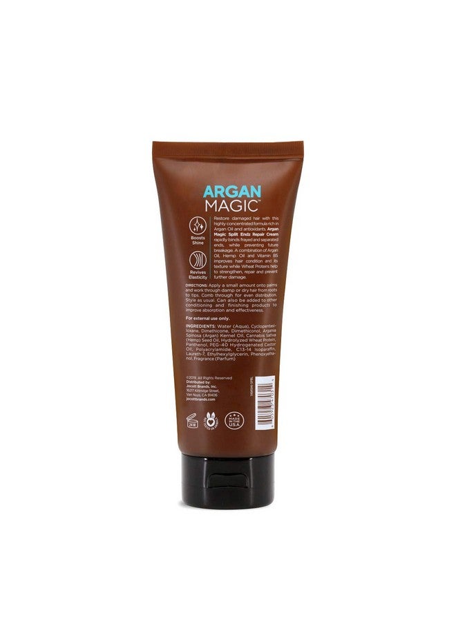 Rgan Magic Split Endz Cream Instantly Binds Frayed And Separated Ends While Preventing Future Breakage ; Controls Frizz ; Made In Usa Paraben Free Cruelty Free (6 Oz)