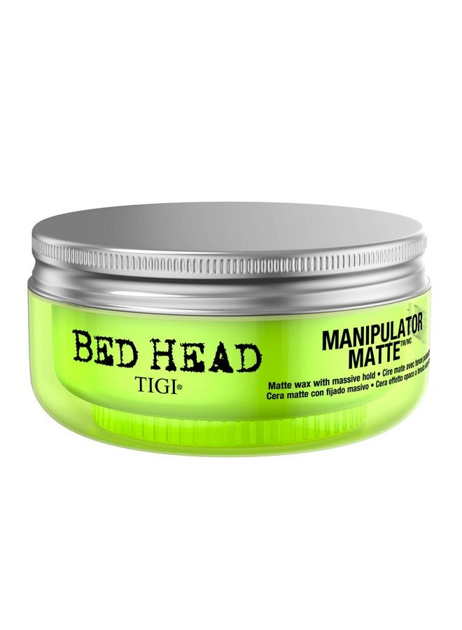 Igi Bed Head Manipulator Matte Gel For Unisex Maximum Long Lasting Hold Creates Texture Controls Frizz & Flyaways Humiditiy Resistant 2 Oz (Pack Of1 )