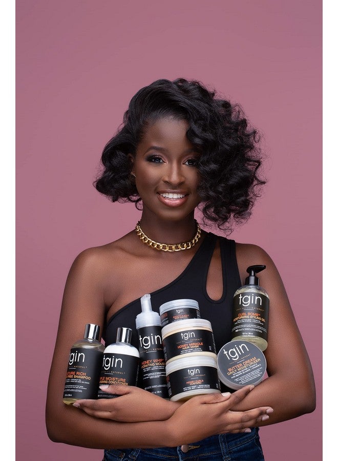 Tgin Smooth & Hold Edge Control Infused With Honey & Castor Oil For Natural Hair Dry Hair Curly Hair 4 Oz