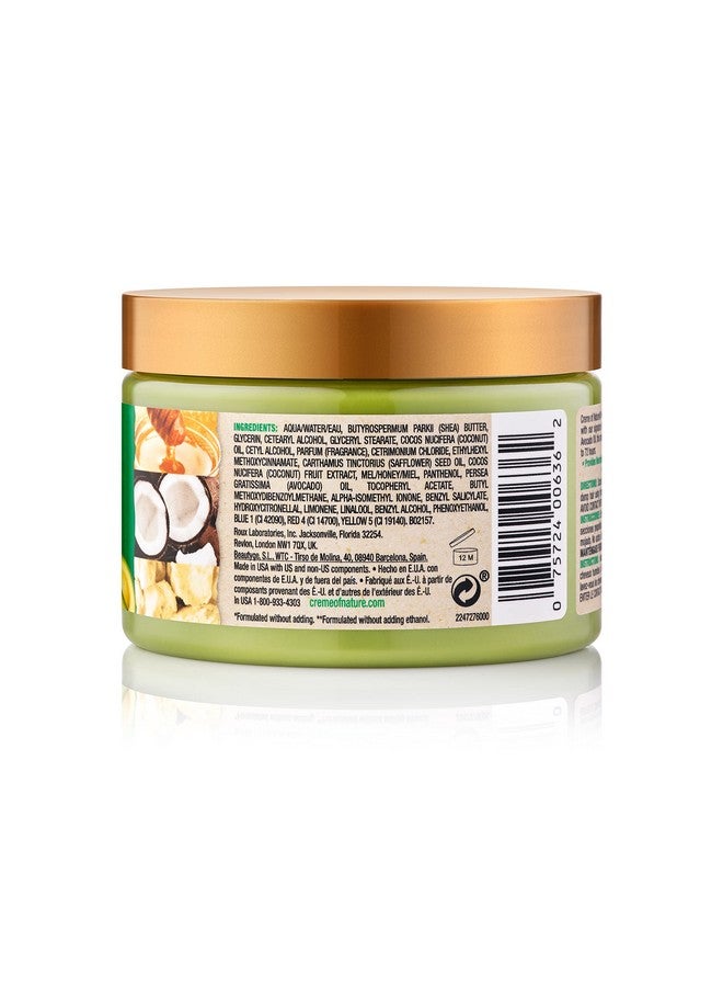 Reme Of Nature Avocado Hair Cream Curl Cream For Curly Hair Honey And Avocado Collection 11.5 Oz