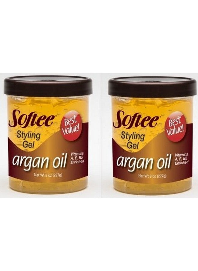 Argan Oil Styling Gel ( 8 Ounce ) 2 Pack