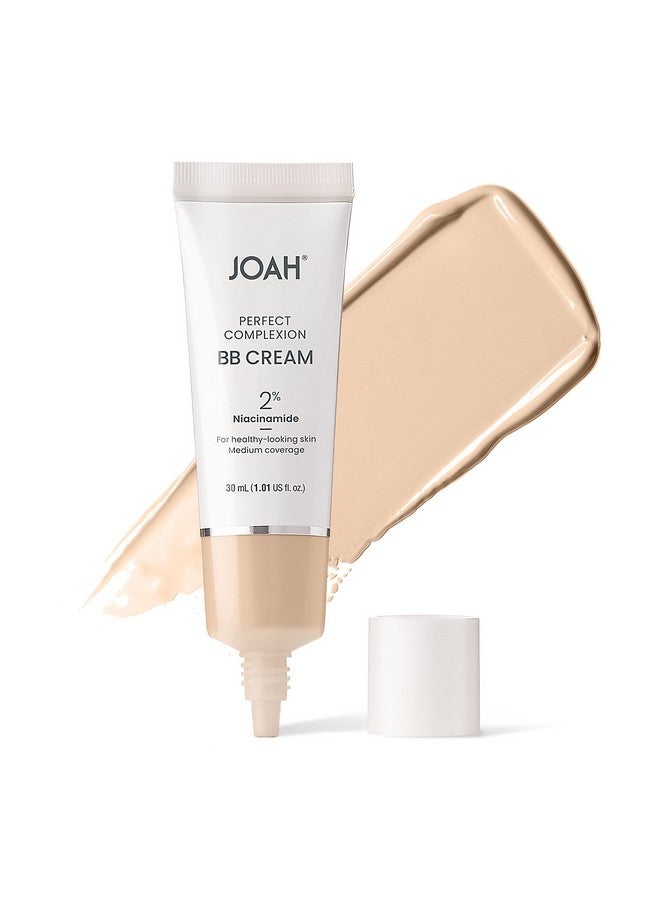 Oah Beauty Perfect Complexion Bb Cream With Hyaluronic Acid And Niaciminade Korean Makeup With Medium Buildable Coverage Evens Skin Tone Lightweight Semi Matte Finish Fair With Warm Undertones