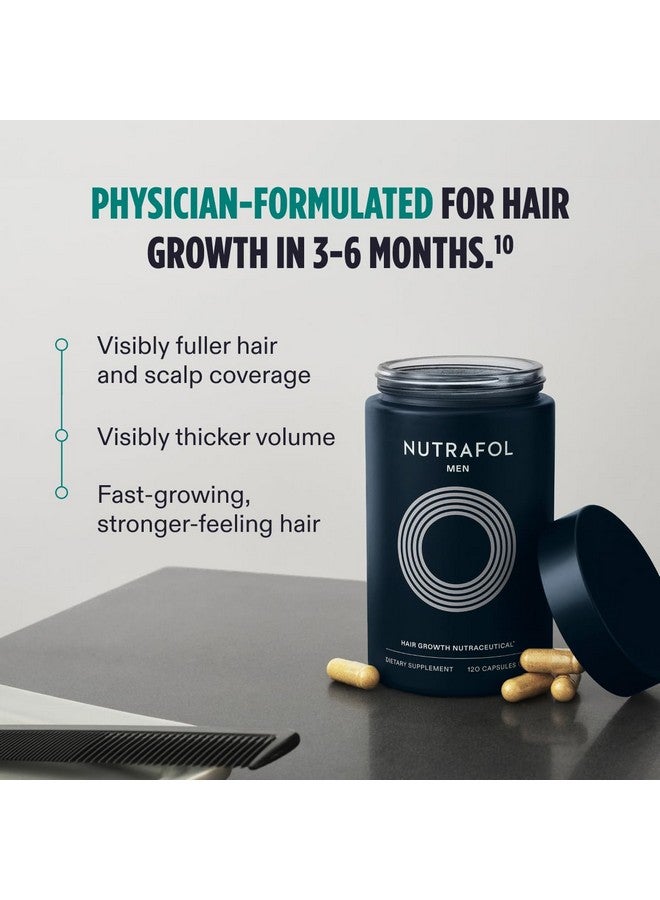 Utrafol Men'S Hair Growth Supplements Clinically Tested For Visibly Thicker Hair And Scalp Coverage Dermatologist Recommended 1 Month Supply 1 Refill Pouch