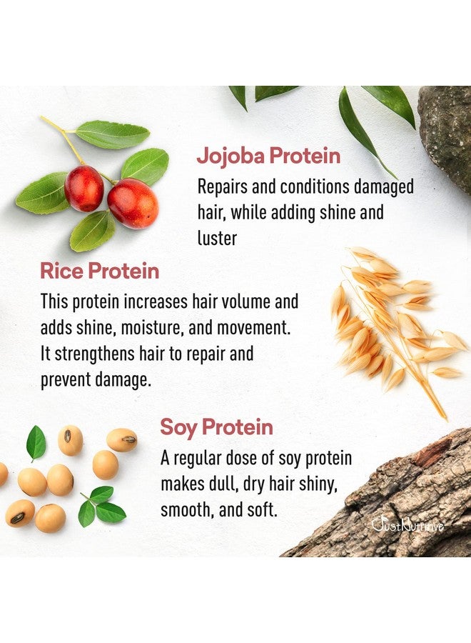 Protein & Vitamin Hair Treatment ; Hair Growth Treatment ; Hair Thickening Treatment ; Protein Treatment For Dry Damaged Hair ; Hair Loss Treatment For Both Men And Woman ; Just Nutritive 4 Oz