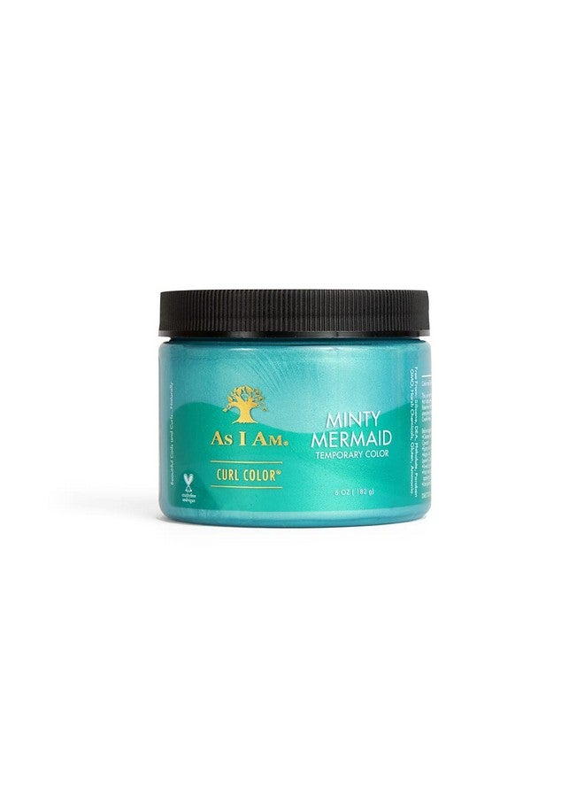 S I Am Curl Color Minty Mermaid 6 Ounce Color And Curling Gel Temporary Color