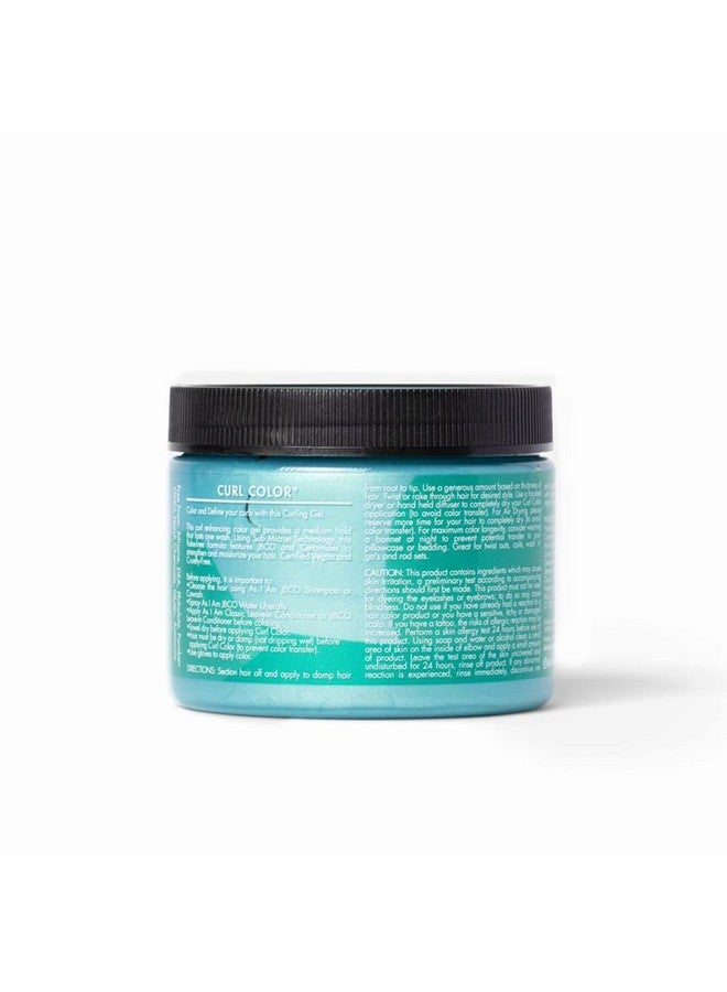 S I Am Curl Color Minty Mermaid 6 Ounce Color And Curling Gel Temporary Color