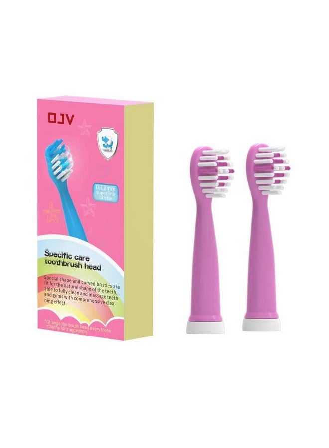 Replacement Toothbrush Heads Compatible With Ojv 2 Pack Professional Electric Toothbrush Heads Clean Brush Heads Refill For 8620 8630 (Pink)