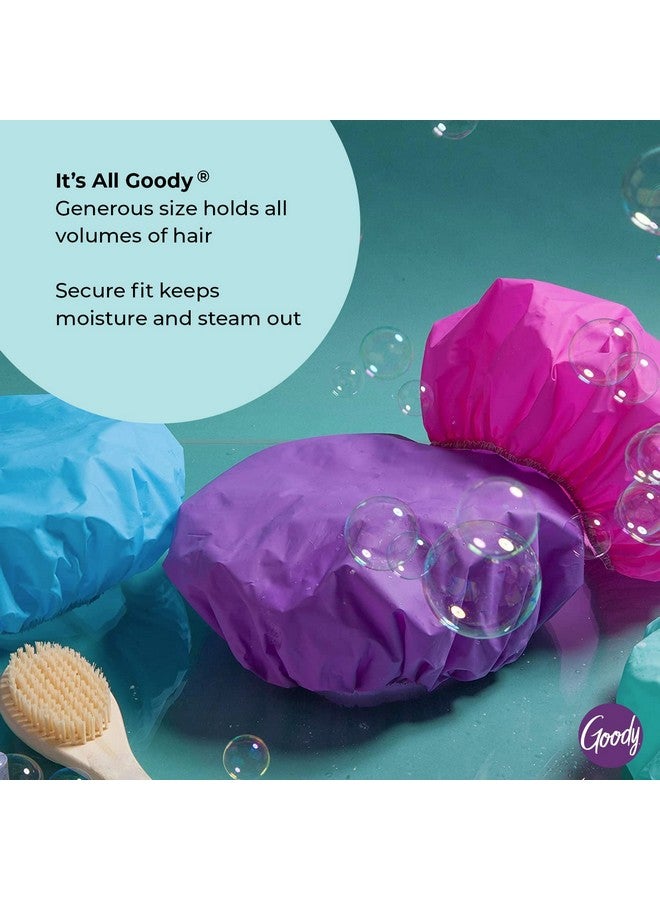 Oody Styling Essentials Shower Cap 3 Count Protect Your Hairstyle While Remaining Comfortable Made With Durable And Waterproof Materials Hair Accessories For Men Women Boys And Girls