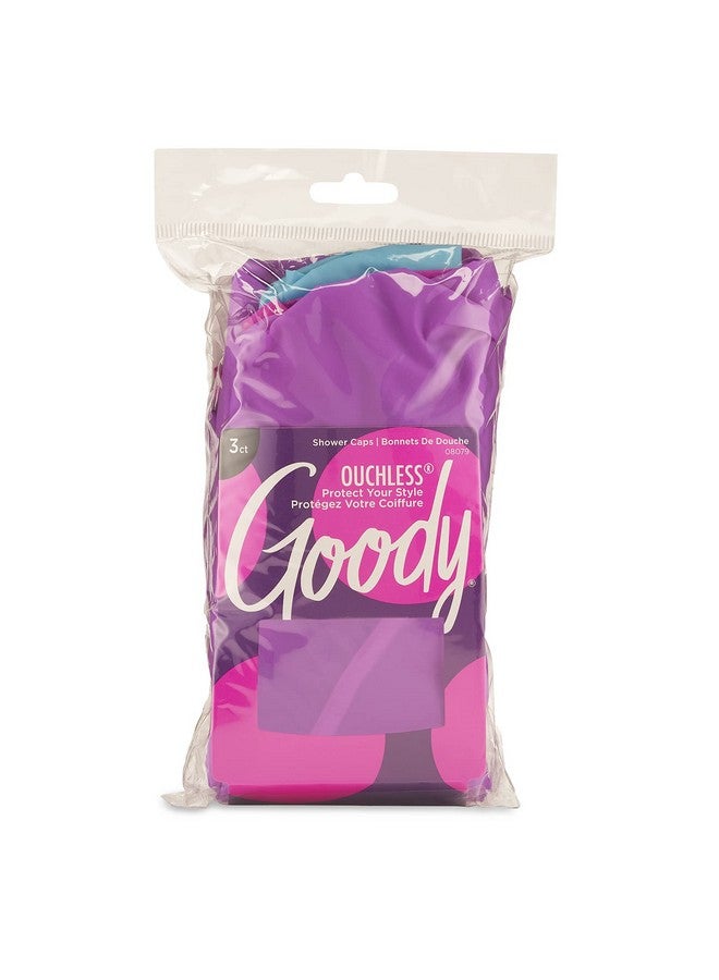 Oody Styling Essentials Shower Cap 3 Count Protect Your Hairstyle While Remaining Comfortable Made With Durable And Waterproof Materials Hair Accessories For Men Women Boys And Girls