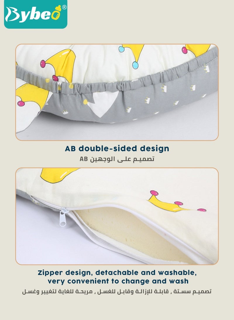 Portable Baby Nest Bed with Pillow Cushion Born Travel Bed for Outdoor Bed Babies Lounge Crib Drop Bassinet Nest Infant 0-24 Months