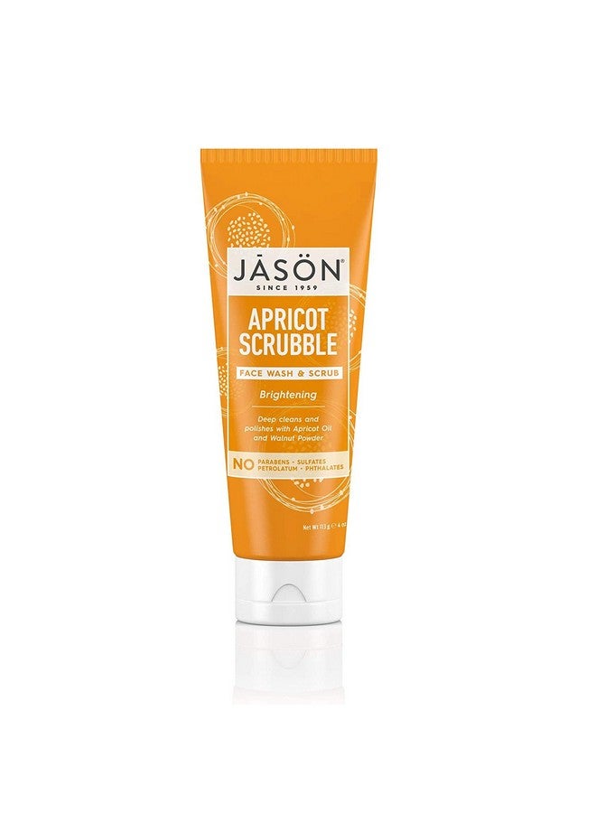 Ason Face Wash & Scrub Brightening Apricot Scrubble 4 Oz