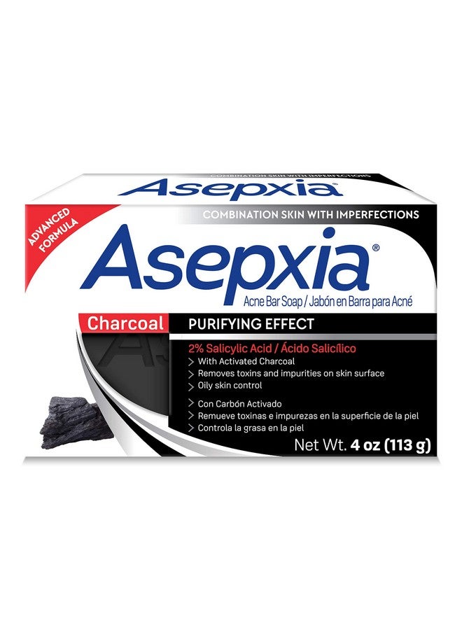 Sepxia Cleansing Bar Charcoal 4 Ounce 5 Count