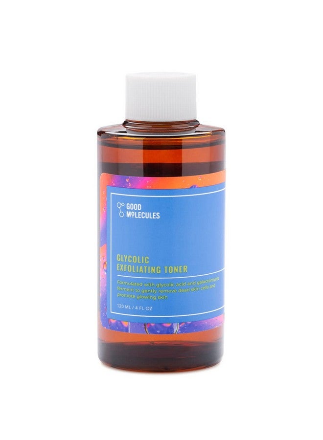 Ood Molecules Glycolic Exfoliating Toner 120Ml/4Oz Facial Toner And Exfoliant With Glycolic Acid For Even Texture And Tone For Face With Hyaluronic Acid And Aloe To Moisturize And Soothe Skin