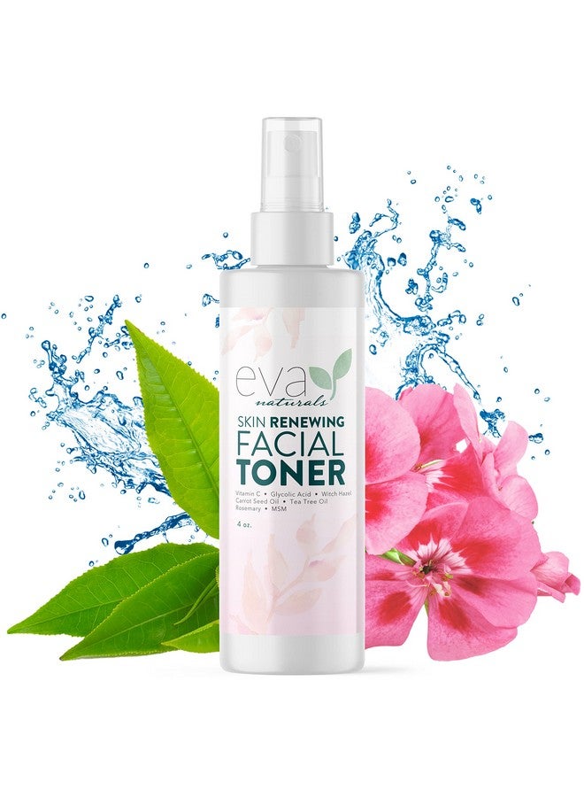 Witch Hazel Toner For Face Facial Toner For Dry Skin Skin Toner For Women Toner For Acne Prone Skin Face Toner For Oily Skin All Skin Types Hydrating Toner For Face And Sensitive Skin (4Oz)