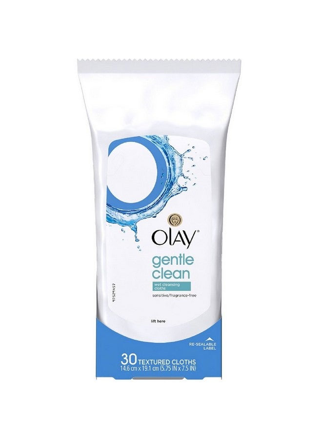 Lay Wet Cleansing Cloths Gentle Clean Sensitive/Fragrancefree 30 Ea (Pack Of 5)