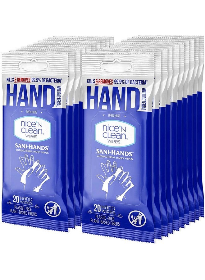 Ice 'N Clean Sensitive Skin Wet Hand Wipes Infused With Aloe & Vitamin E Blue 400 Count