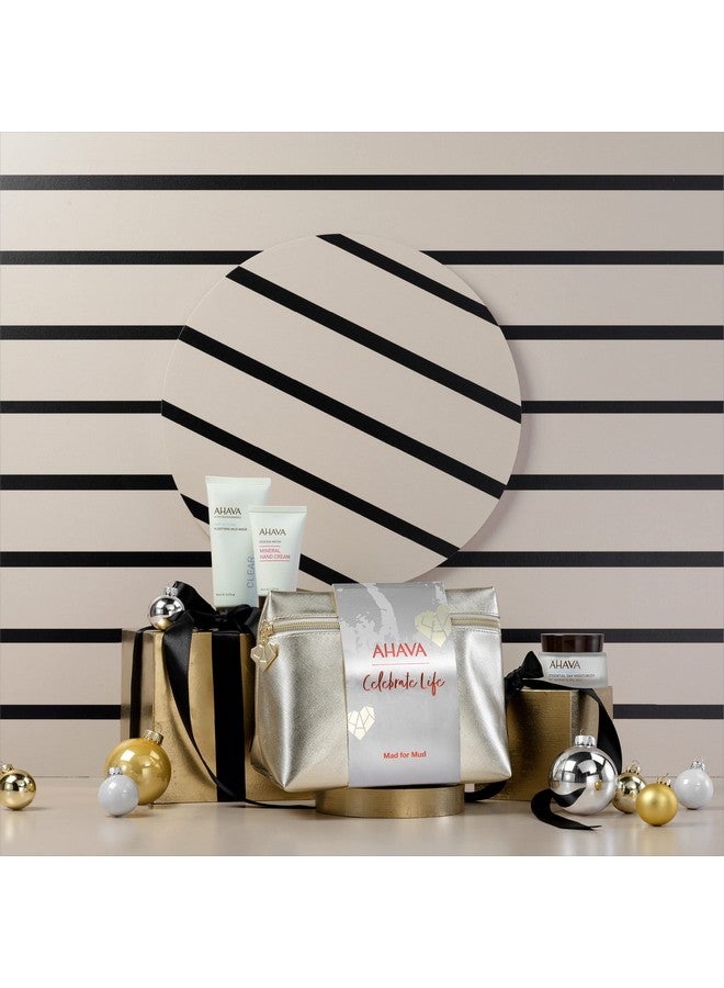 Mad For Mud Set, Includes Essential Day Moisturizer, Purifying Mud Mask, And Mineral Hand Cream