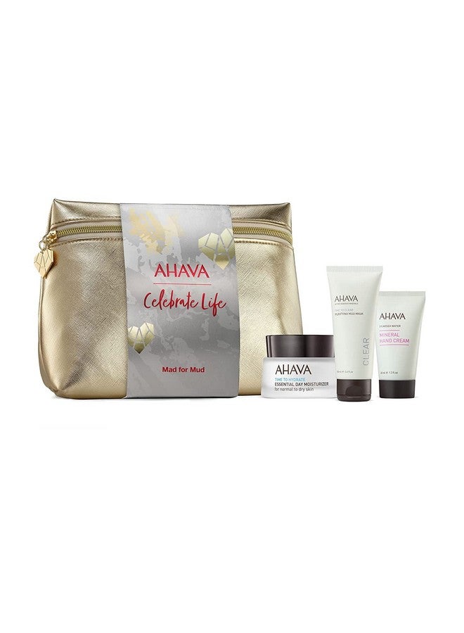 Mad For Mud Set, Includes Essential Day Moisturizer, Purifying Mud Mask, And Mineral Hand Cream