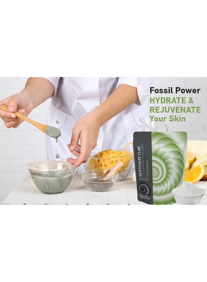 Ossil Power Calcium Bentonite Clay 5Lb Natural Clay Powder For Cleansing Best Hair And Facial Treatment For Radiant Skin