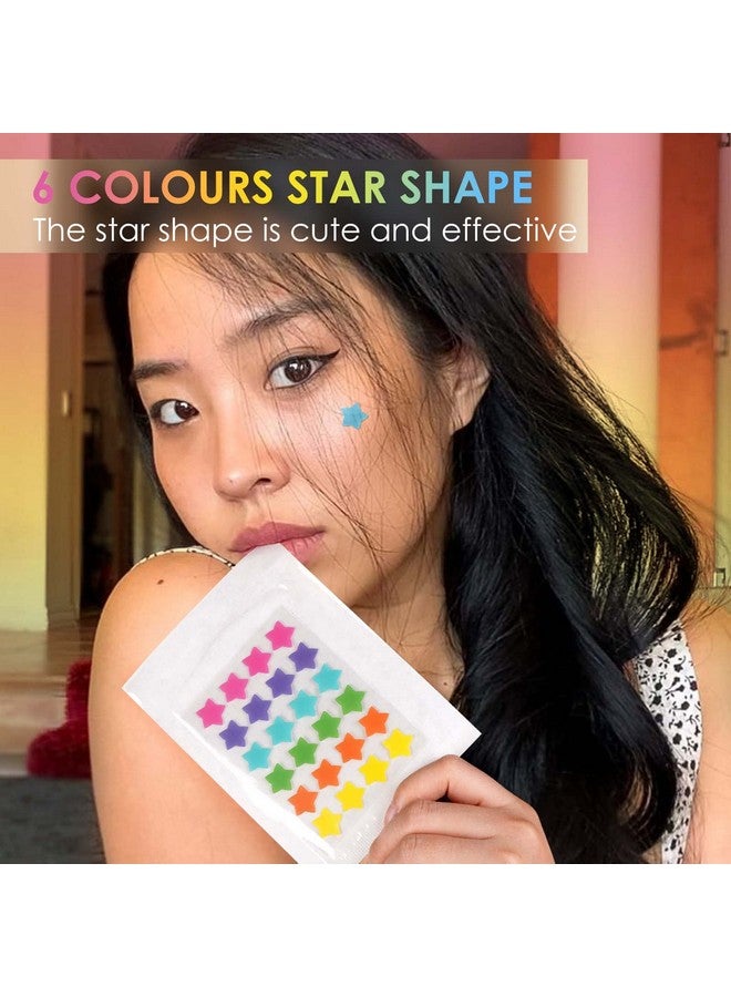 Olvka Star Pimple Patchspot Cover Hydrocolloid Acne Pimple Patches (120 Patches) Star Shape Blemish Patches Cute Zit Patches For Face Sticker Skincare