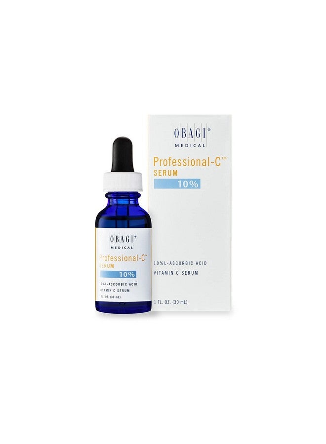 Obagi Vitamin C Serum 10% Professional C Serum Skin Care Contains Concentrated L Ascorbic Acid Helps Minimize The Appearance Of Wrinkles Brightens Skin And Retains Moisture 1.0 Fl Oz.