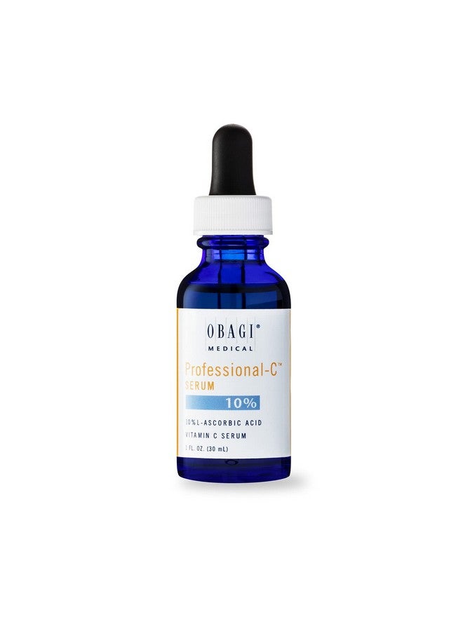 Obagi Vitamin C Serum 10% Professional C Serum Skin Care Contains Concentrated L Ascorbic Acid Helps Minimize The Appearance Of Wrinkles Brightens Skin And Retains Moisture 1.0 Fl Oz.