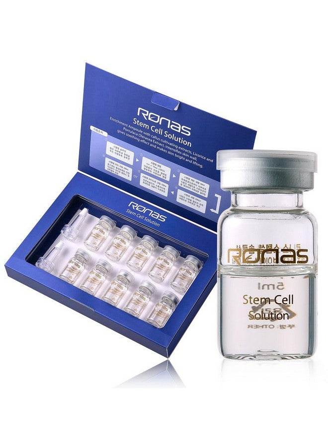 Ronas Stem Cell Solution 10 vial. Advanced Anti Aging Formula. Dermatologists Approved and Recommended as Best Anti Aging Solution. Plant Stem Cells Rejuvenate your Skin. Korean
