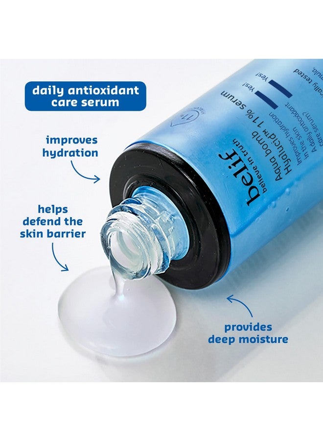 Elif Aqua Bomb Hydrating Hyalucid™ 11% Serum;Good For Dryness Dullness Loss Of Firmness And Elasticity;Hydrating ;Hyaluronic Acid ;For Normal Dry Combination Oily Skin Types