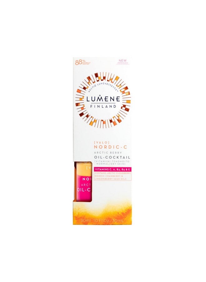 Umene Nordicc Arctic Berry Face Oil Cocktail Antioxidant Serum Made Of Fatty Acids Vitamin C A E + Vitamin B Hydrating Serum For Glowing Skin + Even Skin Tone Vegan Facial Oil (30Ml)