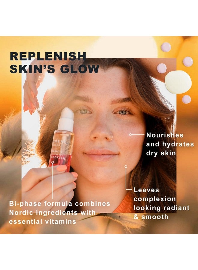 Umene Nordicc Arctic Berry Face Oil Cocktail Antioxidant Serum Made Of Fatty Acids Vitamin C A E + Vitamin B Hydrating Serum For Glowing Skin + Even Skin Tone Vegan Facial Oil (30Ml)