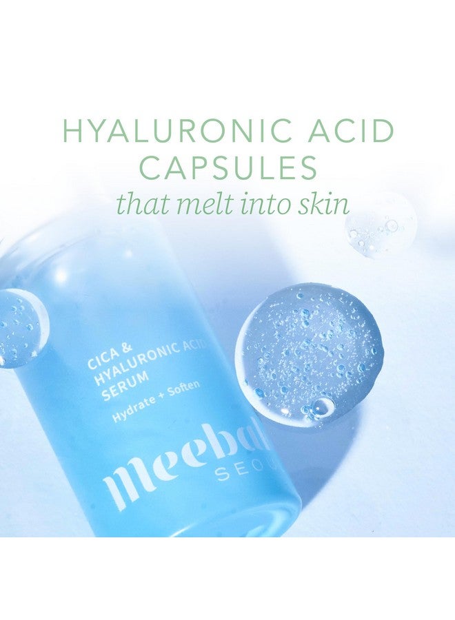 Eebak Hyaluronic Acid Serum For Face With Vitamin C Cica Women Anti Aging Glow Hydrating Korean 1.01 Fl Oz