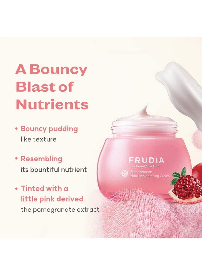 Rudia Welcos Pomegranate Nutrimoisturizing Mini Face Cream ; Facial Moisturizer For Firmness & Vitality ; Korean Skin Care Face Moisturizer Cream W/Adenosine Pomegranate & Fruit Seed Oil (0.33Oz)