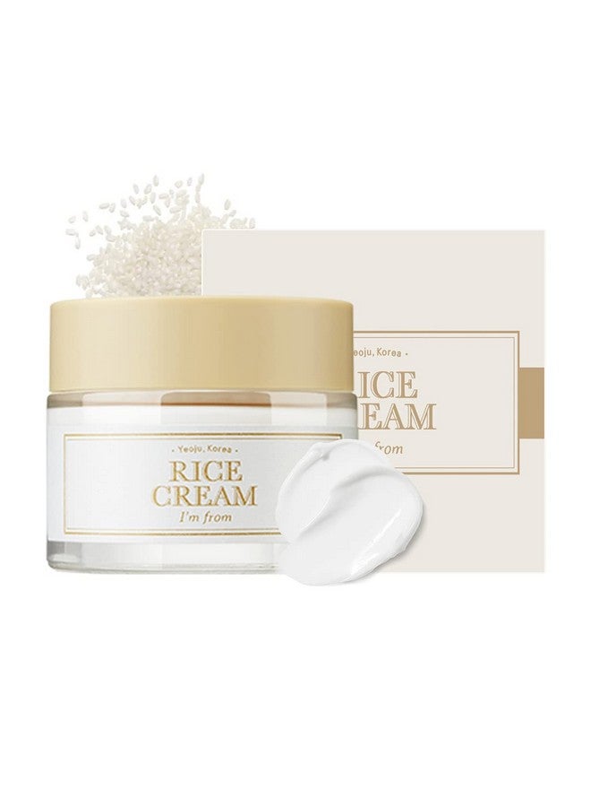 M From Rice Cream 1.69 Ounce 41% Rice Bran Essence With Ceramide Glowing Look Improves Moisture Skin Barrier Nourishes Deeply Soothing To Even Out Skin Tone K Beauty