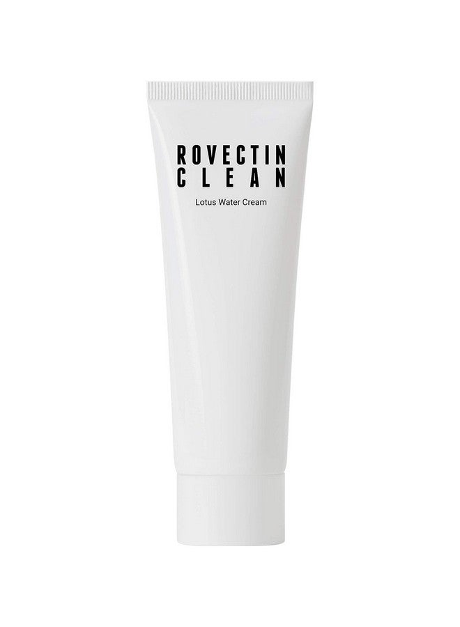 Ovectin] Clean Lotus Water Cream Gentle And Vegan Moisturizer For Skin Purifying (2.1 Fl.Oz 60Ml)