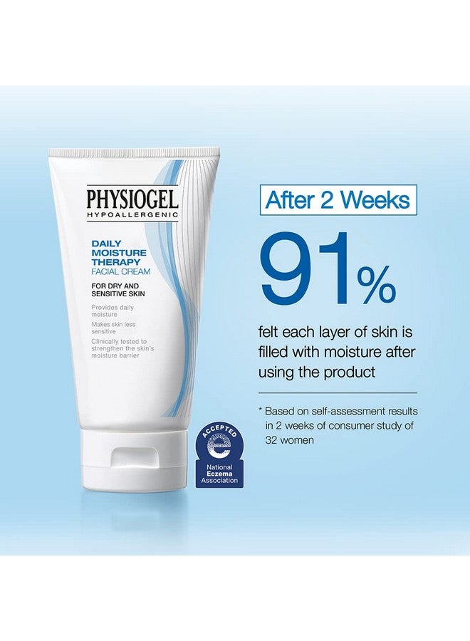 Hysiogel Daily Moisture Therapy Facial Cream ; 72Hr Hydration ; Normal To Dry Sensitive Skin ; Strengthen Skin Barrier ; Hypoallergenic ; Clinically Tested ; Free From Fragrance Parabens Colorants
