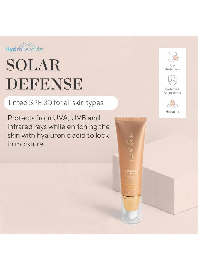 Solar Defense Face Sunscreen, Spf 30 Broad Spectrum, Tinted Bb Cream, Moisturizing Antioxidant, Reefsafe,1.7 Ounce