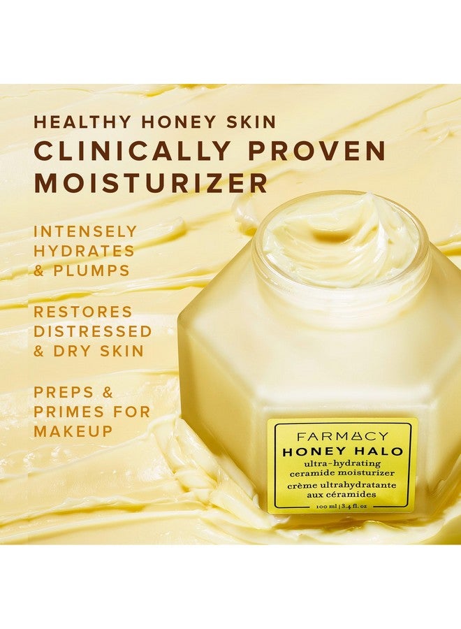 Armacy Honey Halo Ceramide Face Moisturizer Cream Hydrating Facial Lotion For Dry Skin (1.7 Ounce)