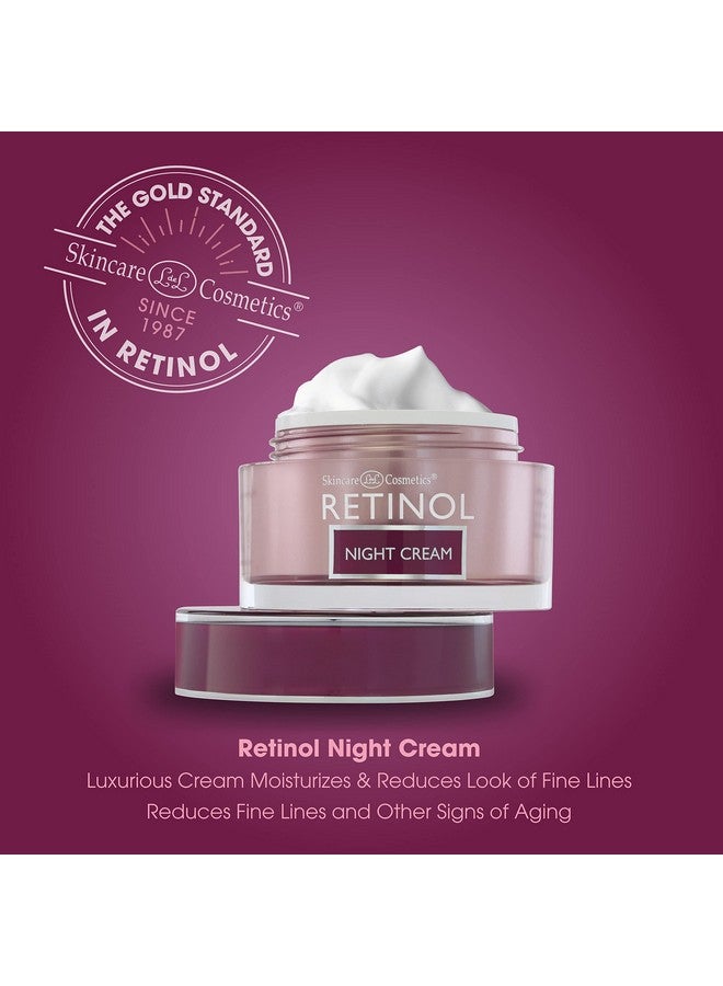 Retinol Night Cream The Original Antiaging Retinol For Younger Looking Skin Luxurious Restorative Moisturizer Works While You Sleep To Reduce Fine Lines And Other Signs Of Aging