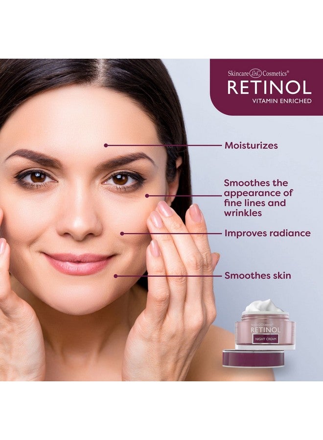 Retinol Night Cream The Original Antiaging Retinol For Younger Looking Skin Luxurious Restorative Moisturizer Works While You Sleep To Reduce Fine Lines And Other Signs Of Aging